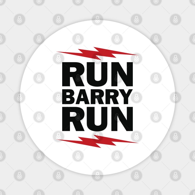 RUN BARRY RUN Magnet by alx-dgrafico